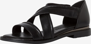 TAMARIS Sandals in Black: front