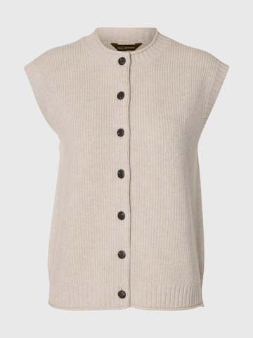 SELECTED - Chaleco de punto en gris