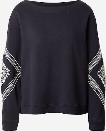 mėlyna monari Megztinis be užsegimo: priekis