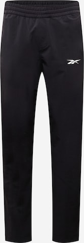 Reebok Sport Workout Pants in Black: front