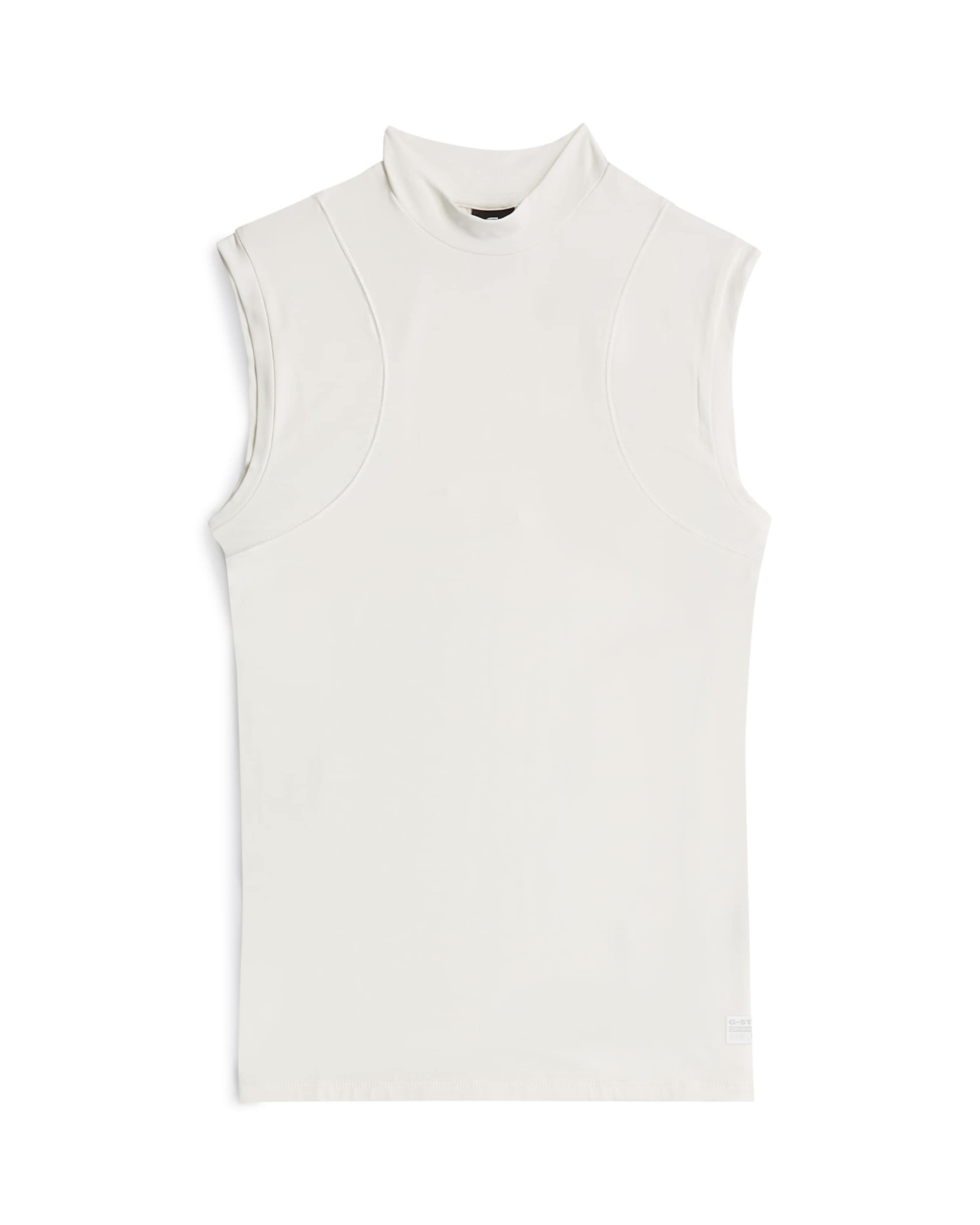 G-STAR Top '2nd Skin Mock ' in White: front