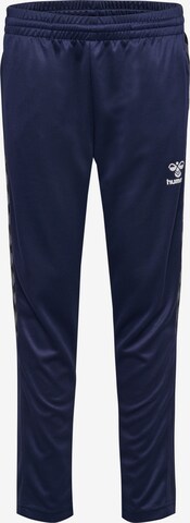 Regular Pantalon de sport Hummel en bleu : devant