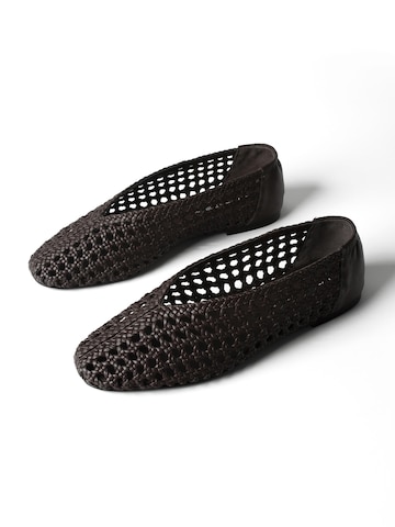 L37 HANDMADE SHOES Slipper 'REMEMBER THIS MORNING' in Brown