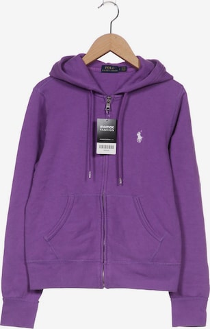Polo Ralph Lauren Sweatshirt & Zip-Up Hoodie in S in Purple: front