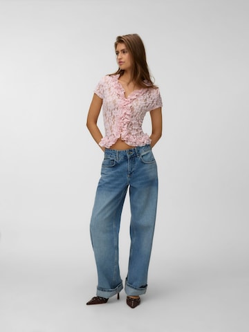 Chemisier 'AWKIENNA' VERO MODA en rose