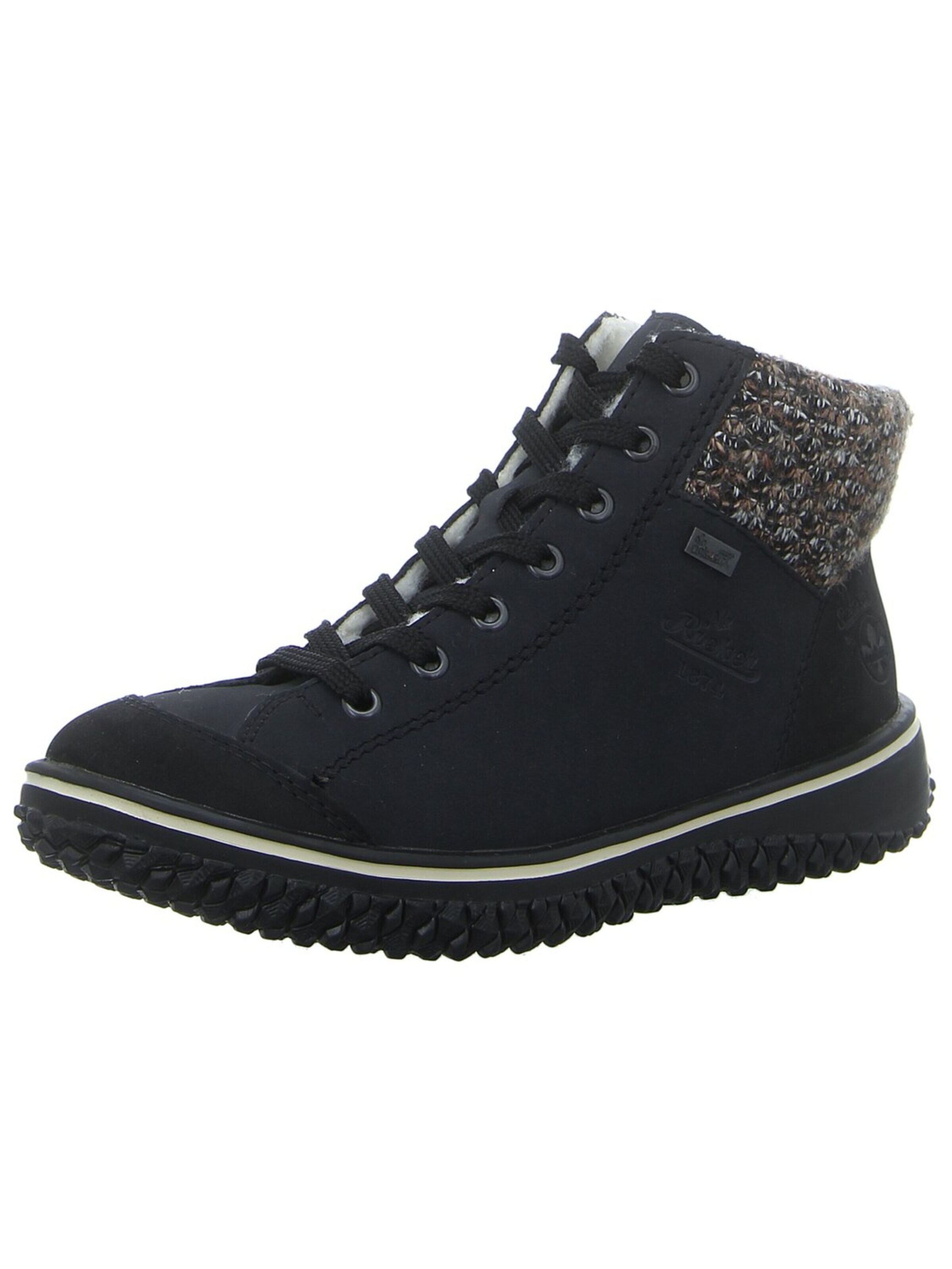 Boots 'Stiefel Damen Z4243-14 Kunststoff (Synthetik) in blau' di Rieker in blu: frontale