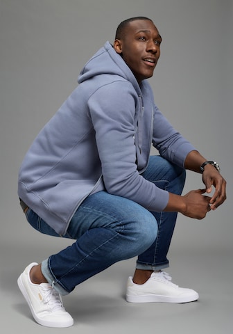 DELMAO Sweatjacke in Blau