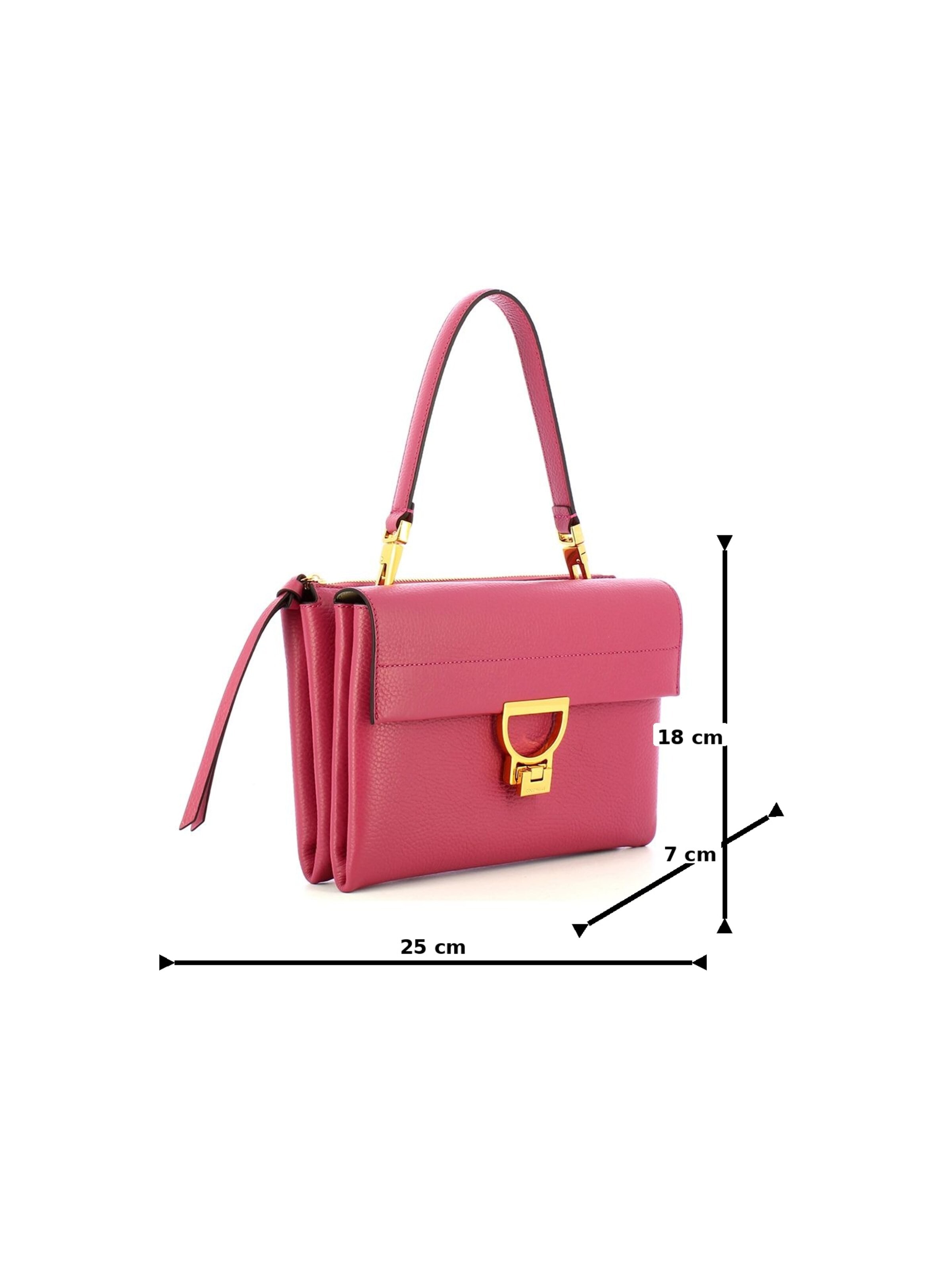 Coccinelle - Bolso de hombro 'Leather shoulder bag Arlettis Coccinelle' en rosa