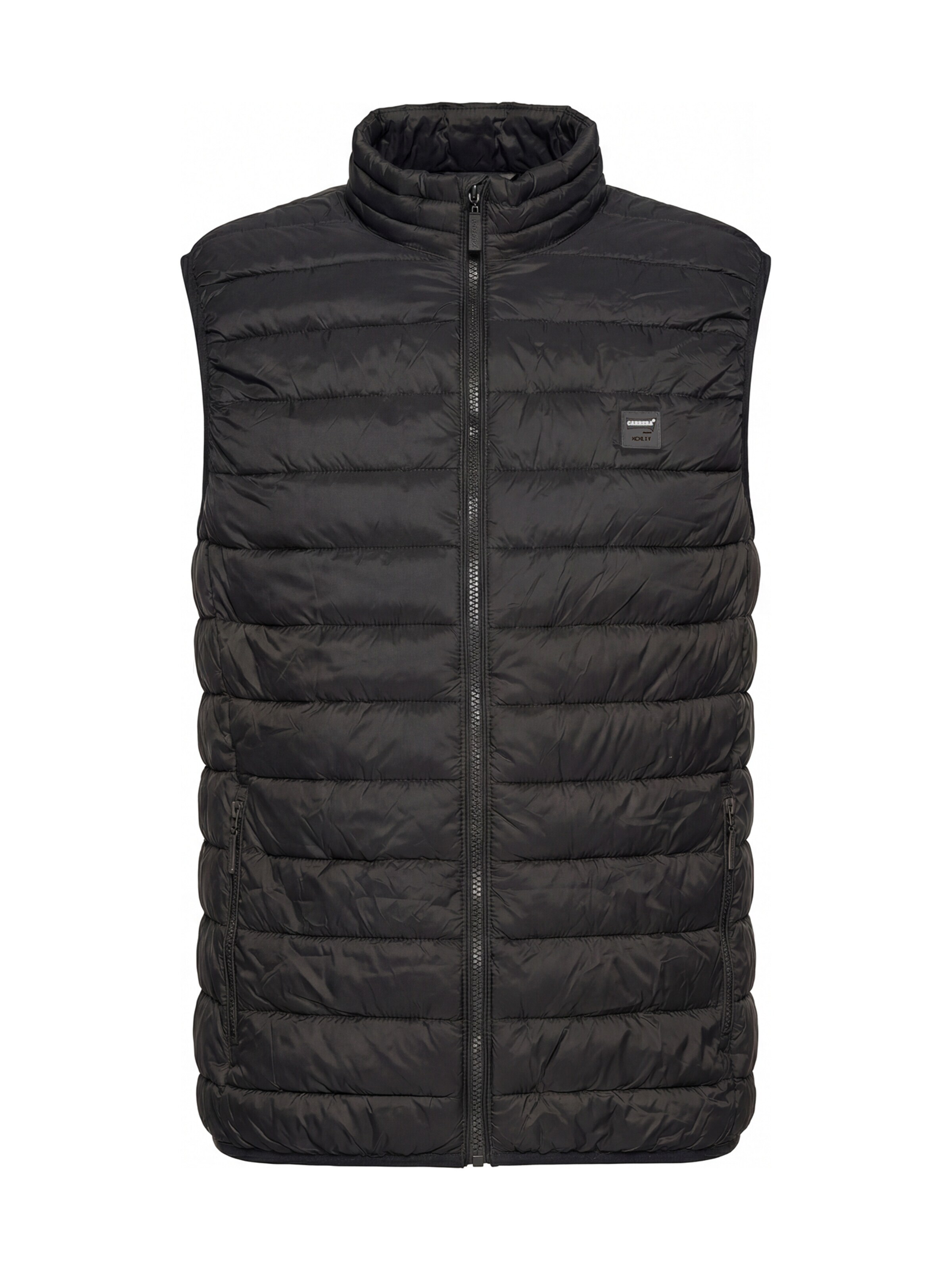 Carrera Jeans Weste 'Windproof'‌ in Schwarz: Vorderseite