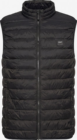 Carrera Jeans Weste 'Windproof' in Schwarz: Vorderseite