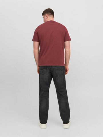 T-Shirt Jack & Jones Plus en rouge