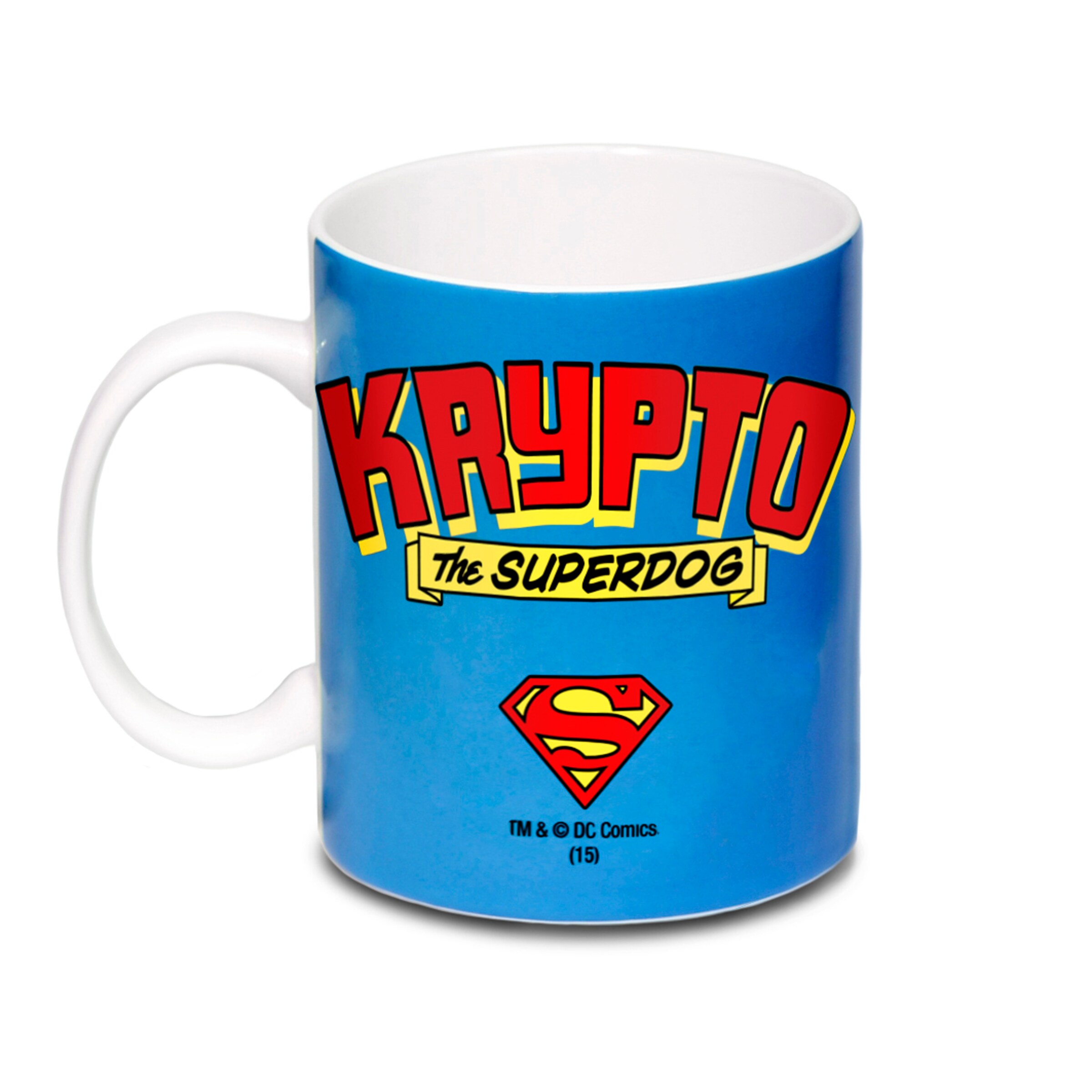 LOGOSHIRT Cup 'Superman - Krypto the Superdog' in Blue