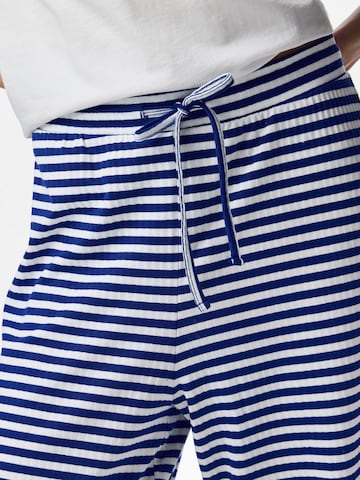 PIECES Wide leg Pants 'PCLaya' in Blue