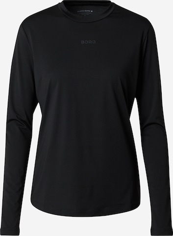 BJÖRN BORG Performance Shirt in Black: front