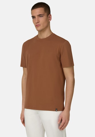 Boggi Milano Shirt in Bruin: voorkant