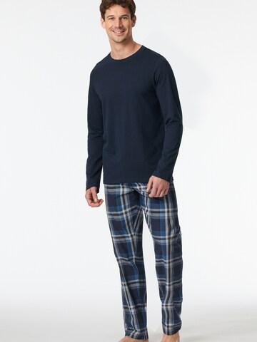 T-Shirt 'Mix + Relax' SCHIESSER en bleu