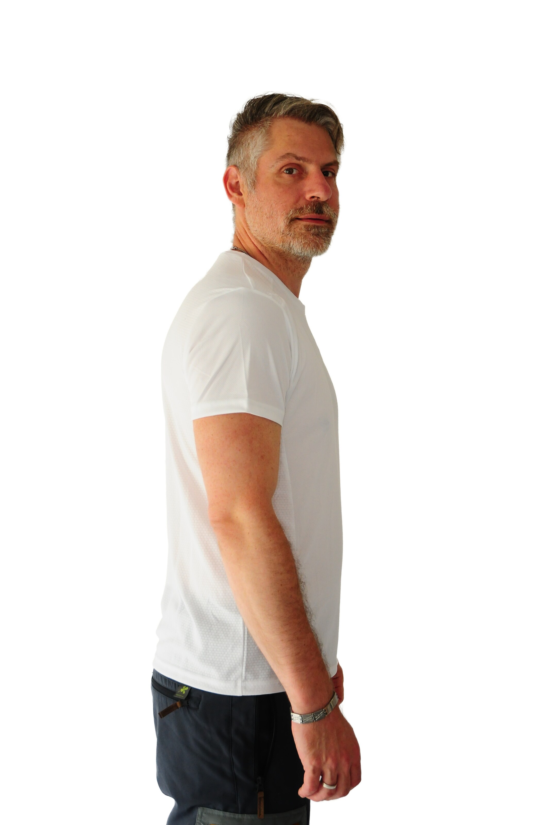 Joluvi Sportshirt  Duplex' in Weiß