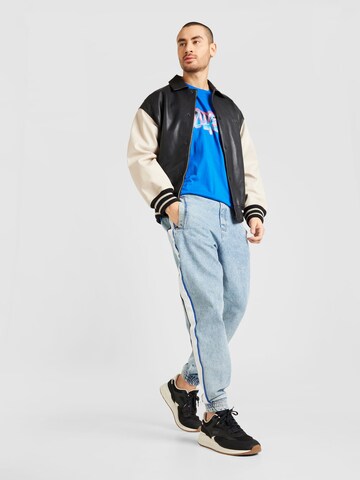 HUGO Tapered Jeans 'Yohji' in Blue