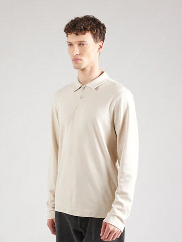 Bruun & Stengade Poloshirt 'Boreal' in Beige: Vorderseite