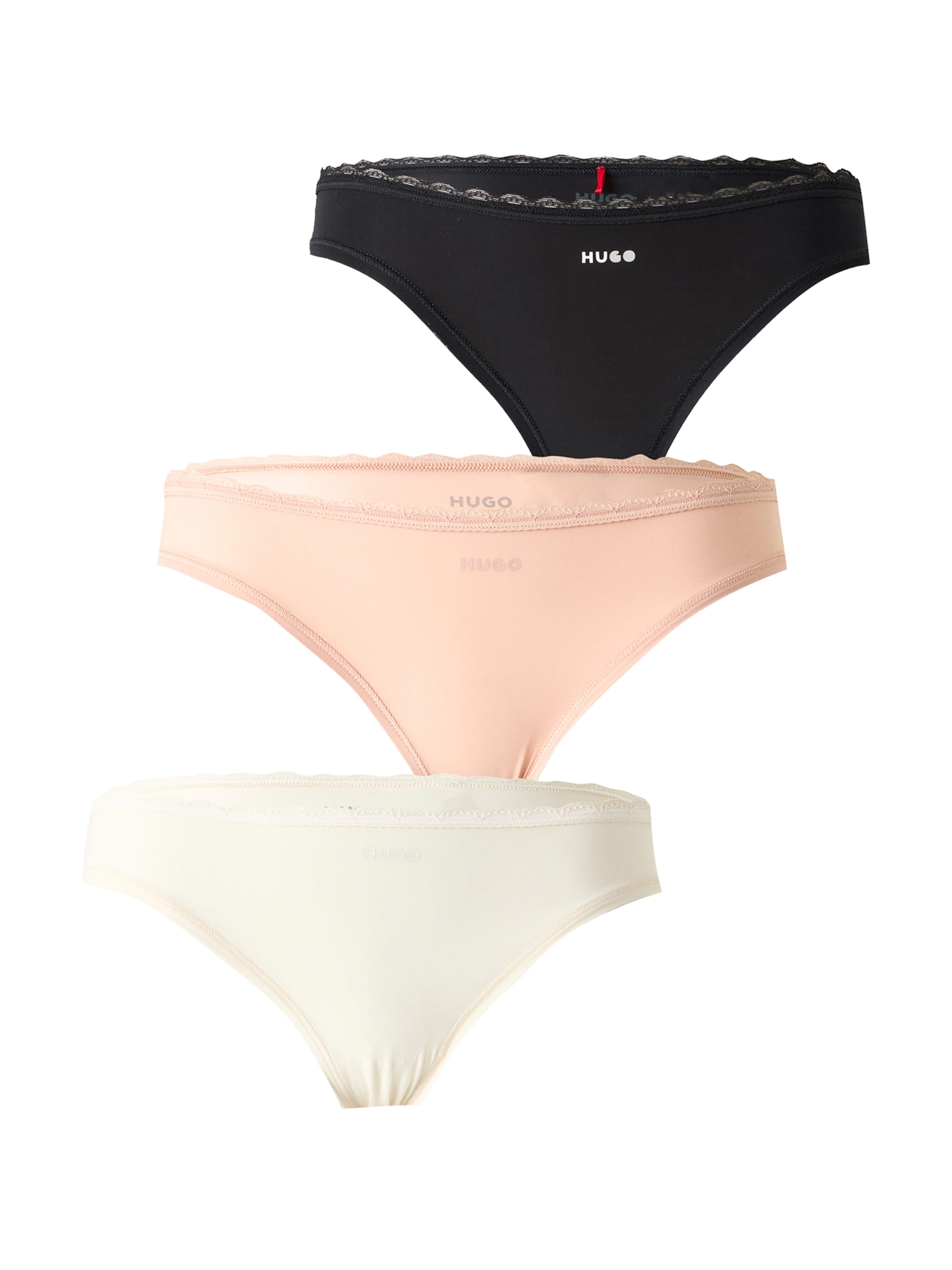 Slip HUGO en beige : devant