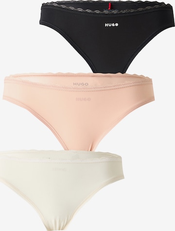 Slip HUGO en beige : devant