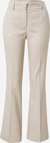 FIVEUNITS Flared Pantalon 'Clara' in Beige: voorkant