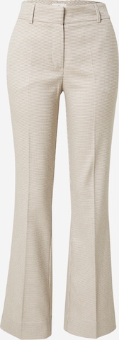 Flared Pantaloni con piega frontale 'Clara' di FIVEUNITS in beige: frontale