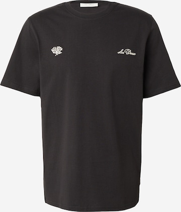 Les Deux - Camiseta en negro: frente