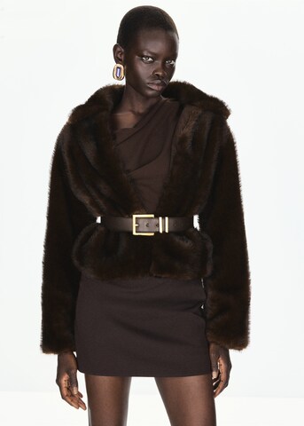 MANGO Between-season jacket 'BRUNA' in Brown: front