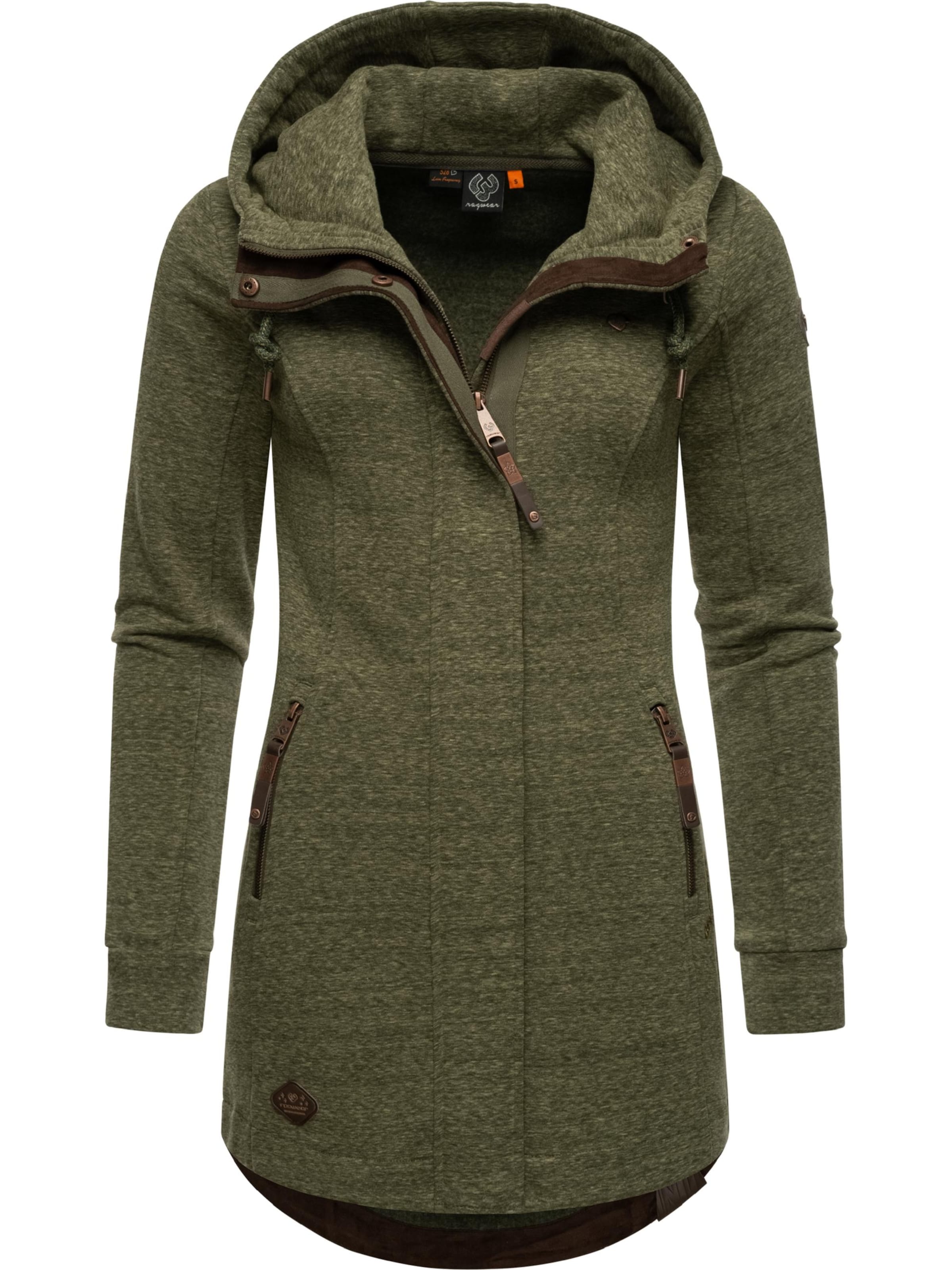 Ragwear Jopa na zadrgo 'Letty' | zelena barva: sprednja stran