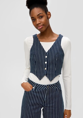 Gilet di QS in blu: frontale