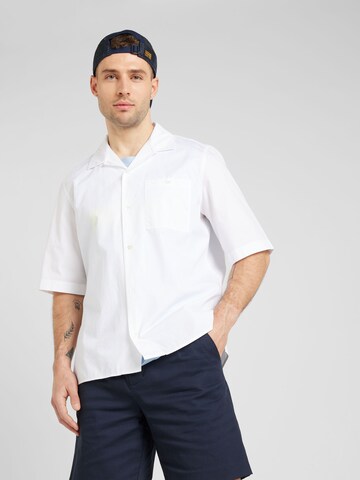 Studio Seidensticker Comfort fit Button Up Shirt 'STUDIO RESORT 2' in White: front