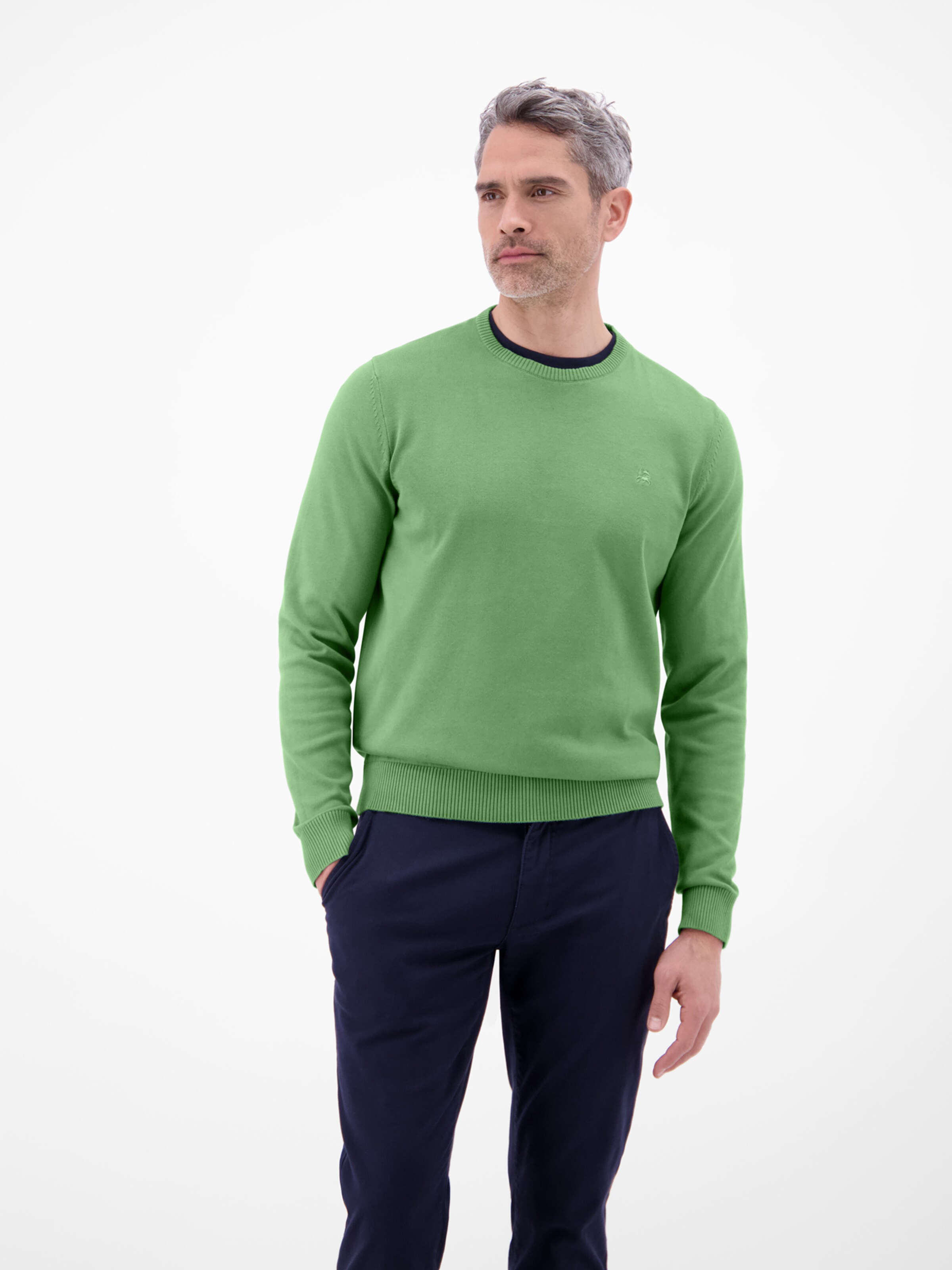 LERROS Pullover in Grün: Vorderseite