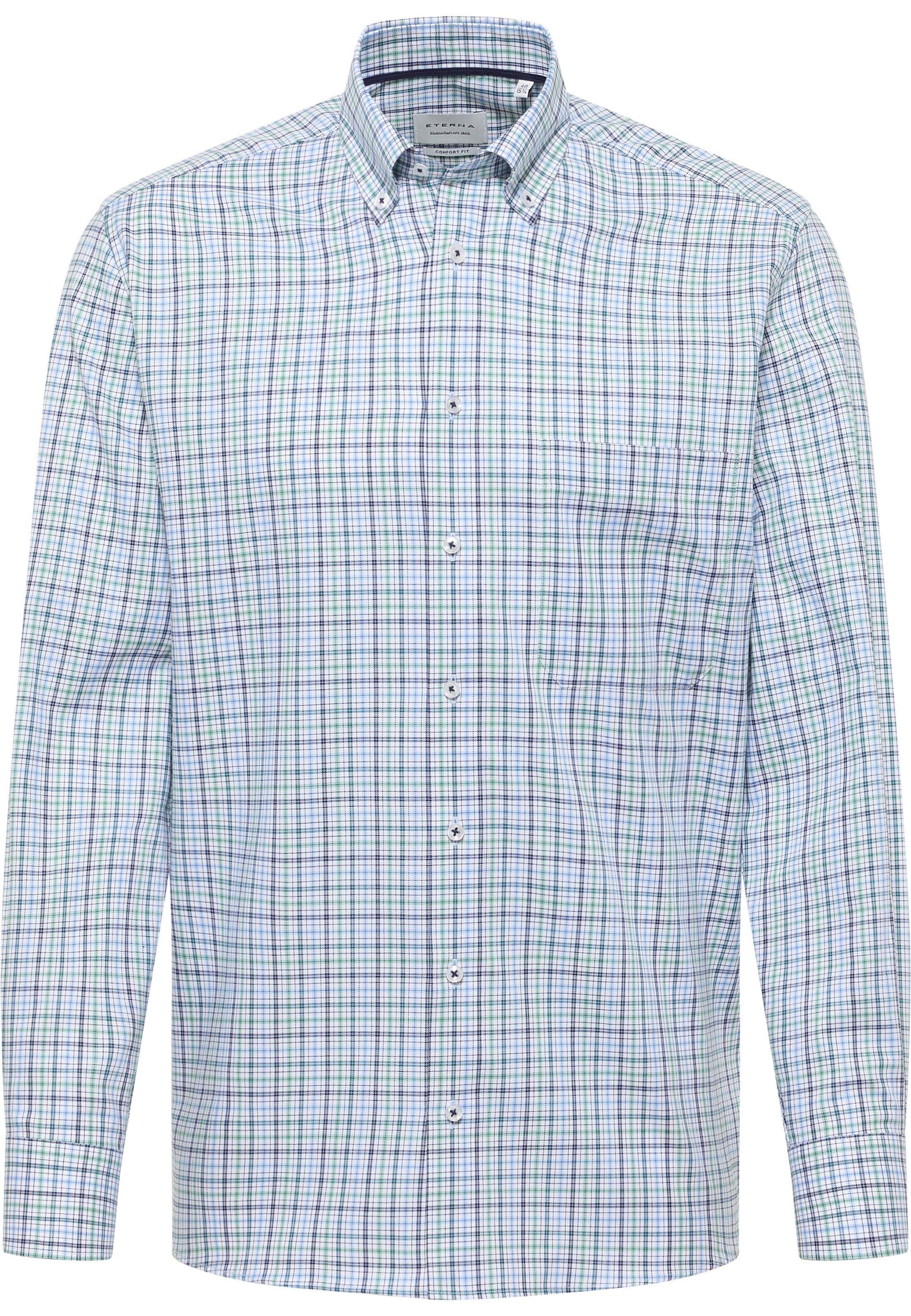 ETERNA Button Up Shirt in Blue: front