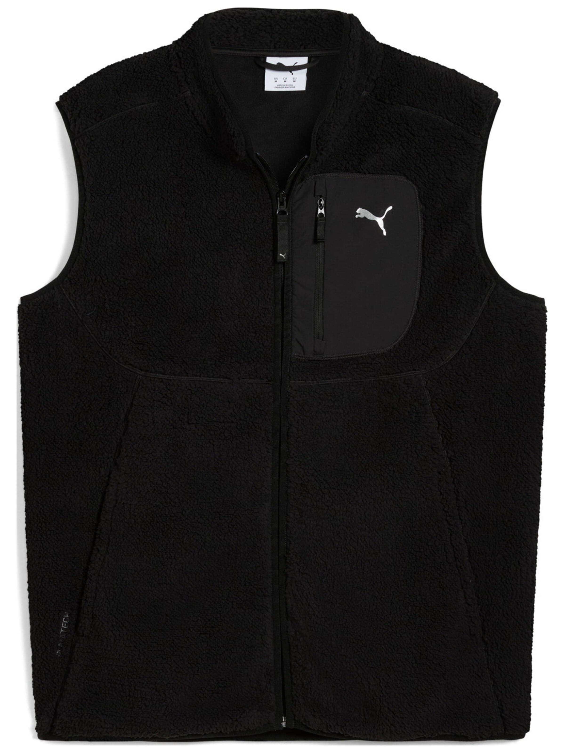 Gilet 'Puma tech Winterized Gilet' di PUMA in nero: frontale