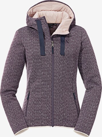 Schöffel Athletic Fleece Jacket 'Aurora' in Grey: front