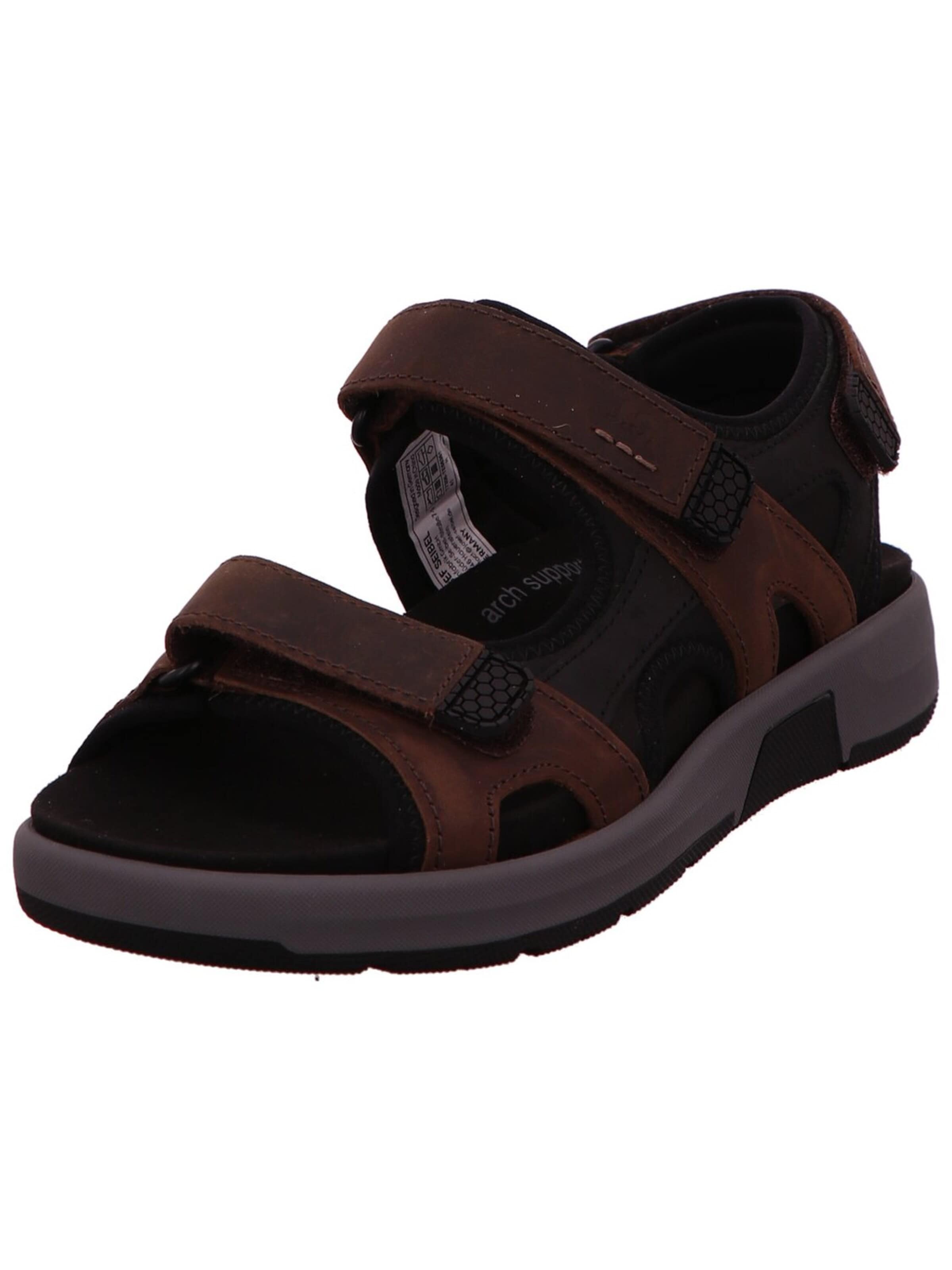 JOSEF SEIBEL Sandalen 'Sandalette Herren 17306TE66/361 Echtleder in braun' in Bruin: voorkant