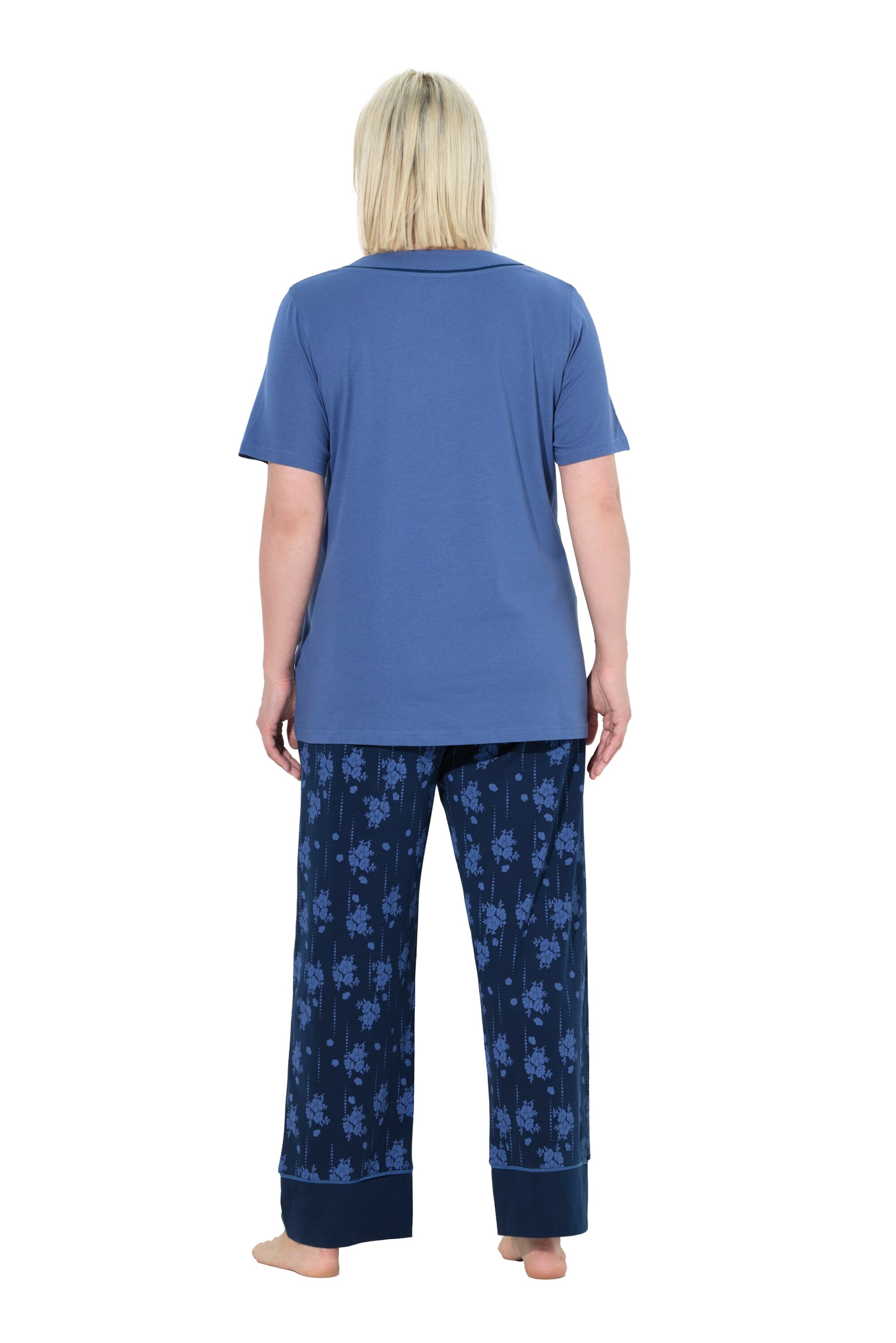 Ulla Popken Pajama in Blue
