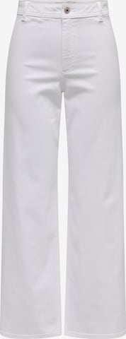 balts JDY Platas staras Bikses 'JDYIRIS': no priekšpuses