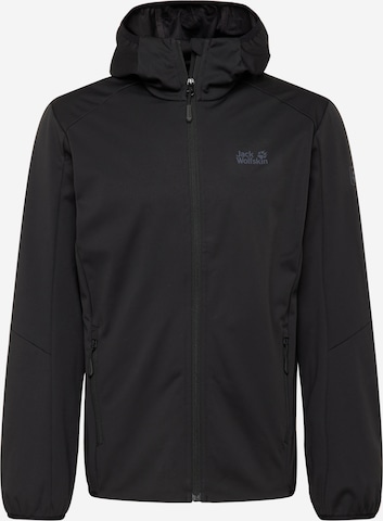 JACK WOLFSKIN - Chaqueta de montaña 'Go Hike' en negro: frente