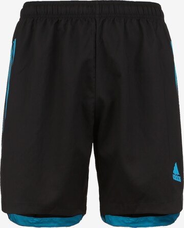 ADIDAS SPORTSWEAR Workout Pants in Black: front