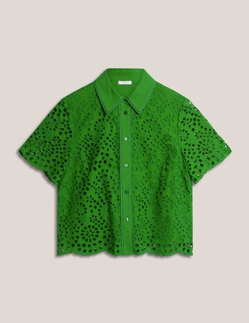 Hobbs London Shirt in Grün: Vorderseite