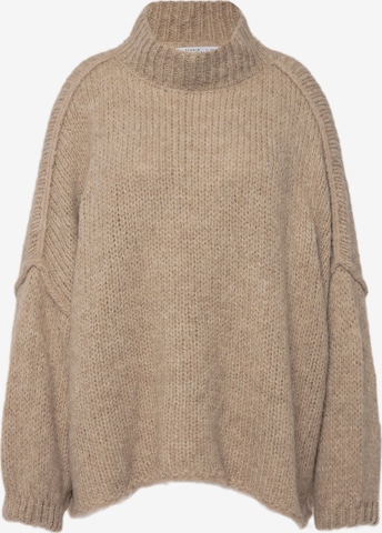 Studio Untold Sweater in Brown: front