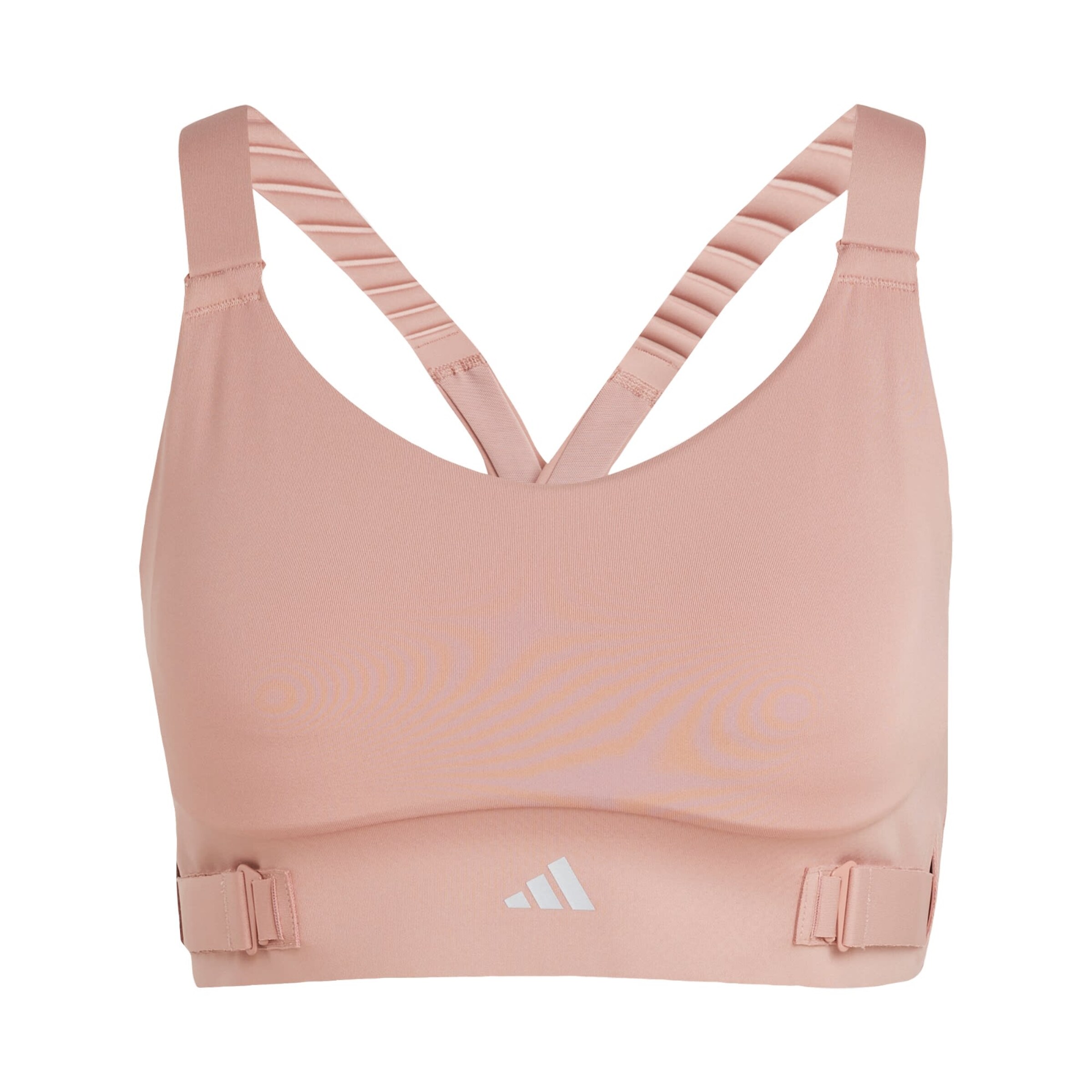 Bustier Soutien-gorge de sport 'FastImpact Luxe' ADIDAS PERFORMANCE en rose : devant