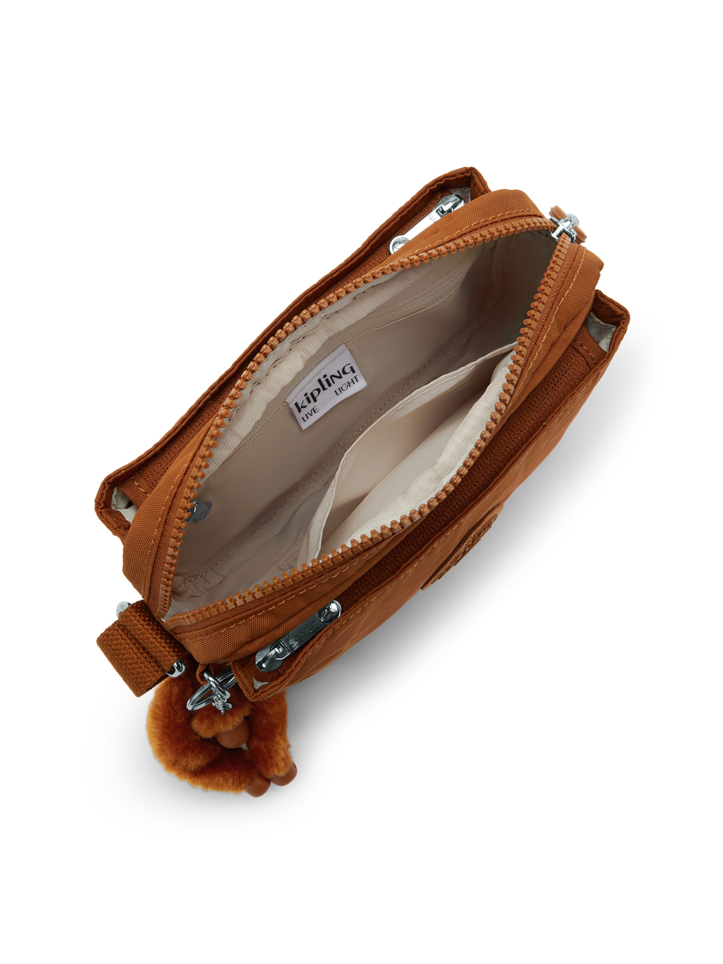 KIPLING - Bolso de mano 'Abanu' en marrón