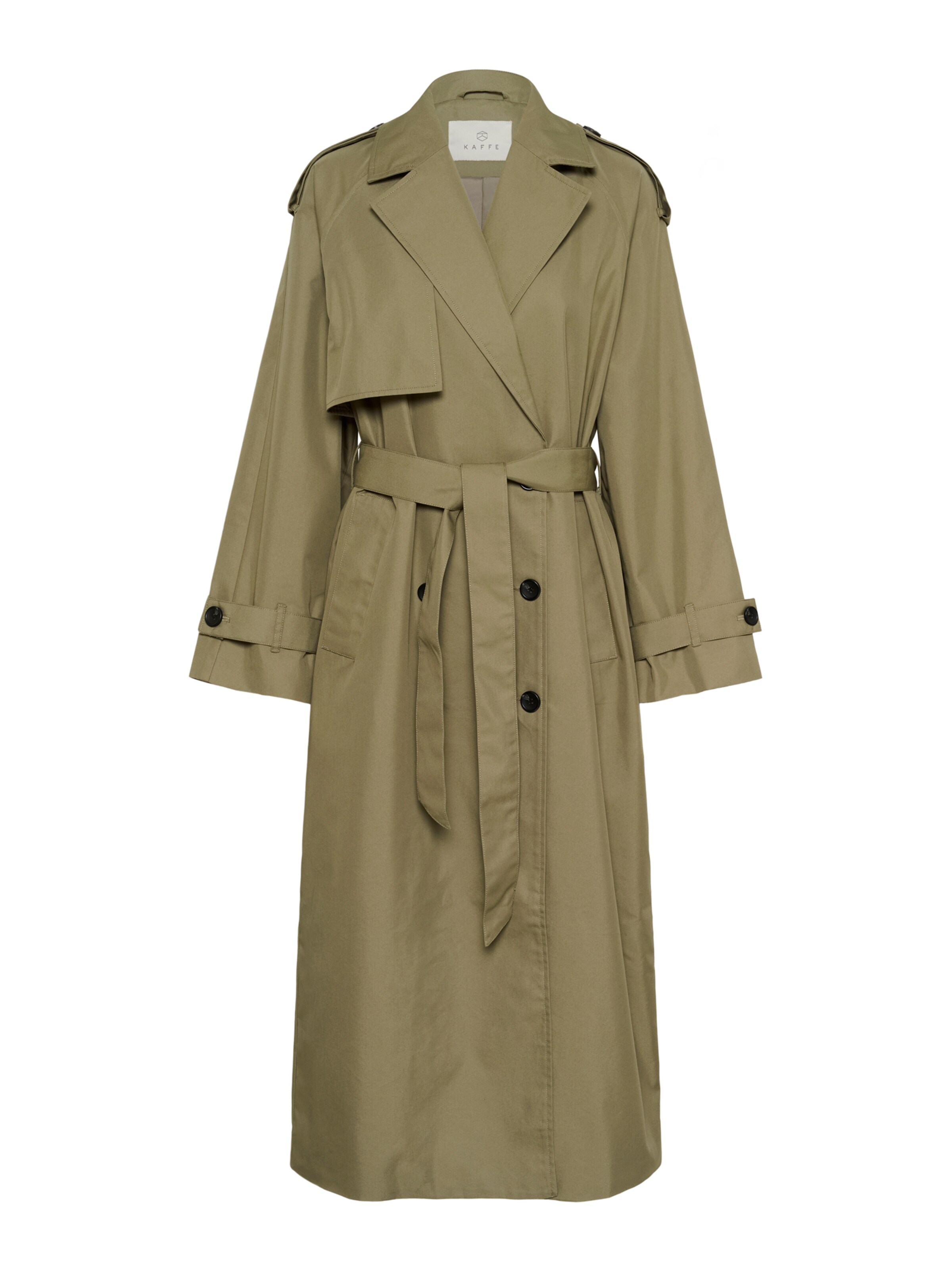 žalia Kaffe Demisezoninis paltas 'KAValentina': priekis