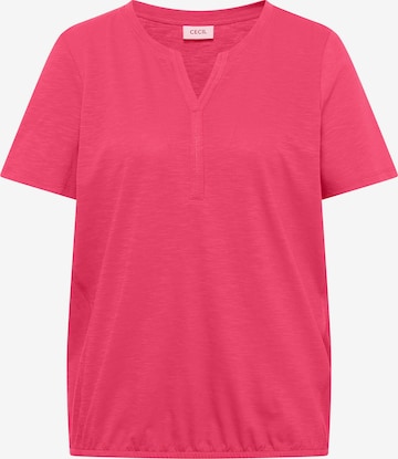 CECIL T-Shirt in Pink: Vorderseite