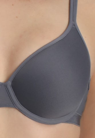 sassa T-shirt Bra 'SUSTAINABLE MICRO' in Blue