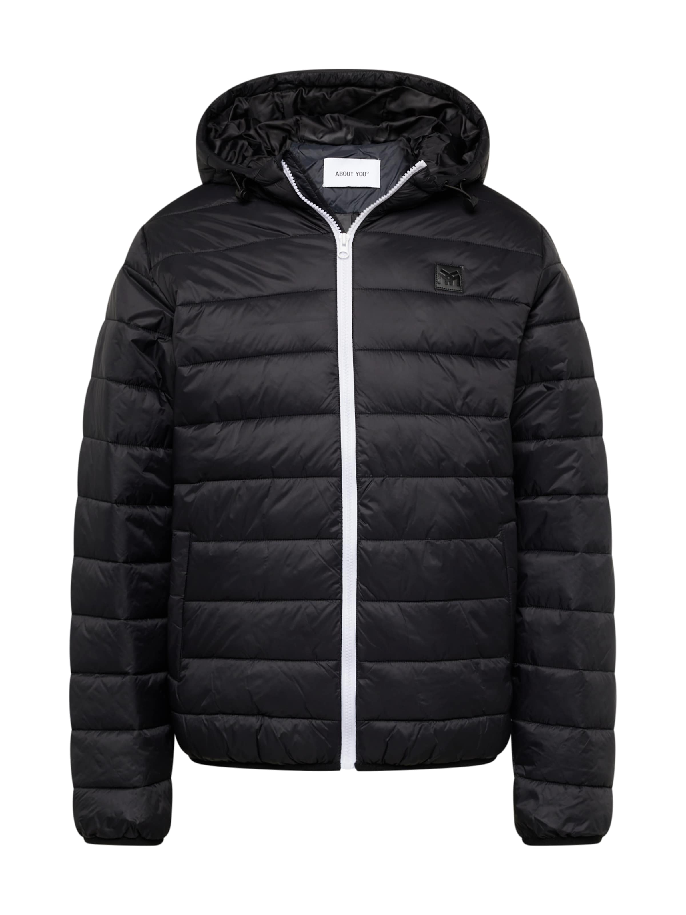 ABOUT YOU Přechodná bunda 'Tammo' – černá: přední strana