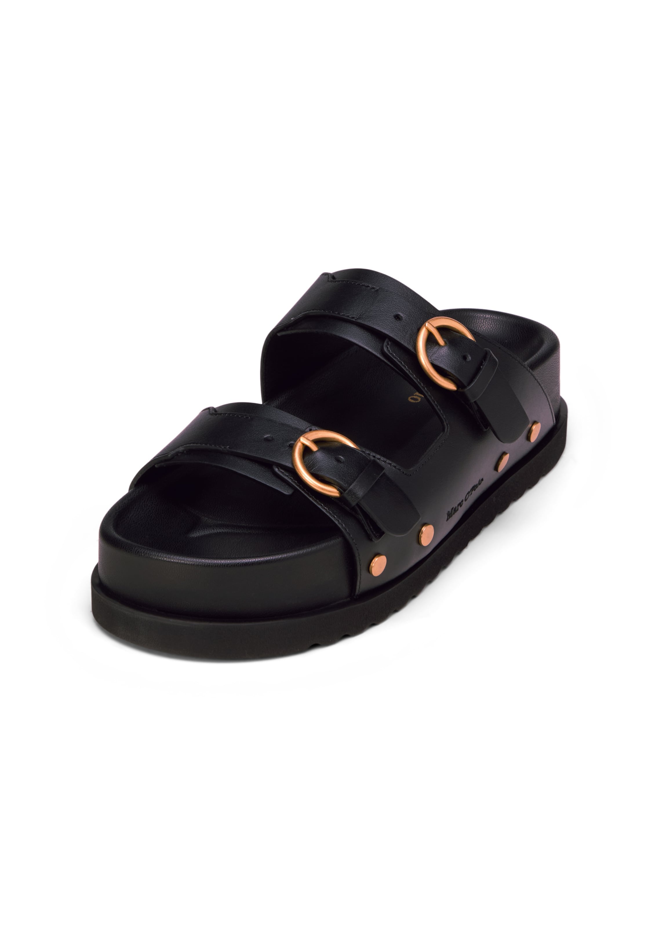 Marc O'Polo Sandaal in Zwart: voorkant